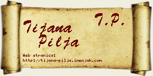Tijana Pilja vizit kartica